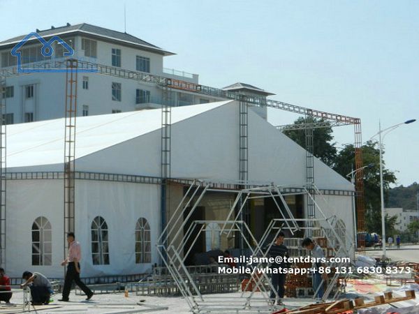 saddle roof tent