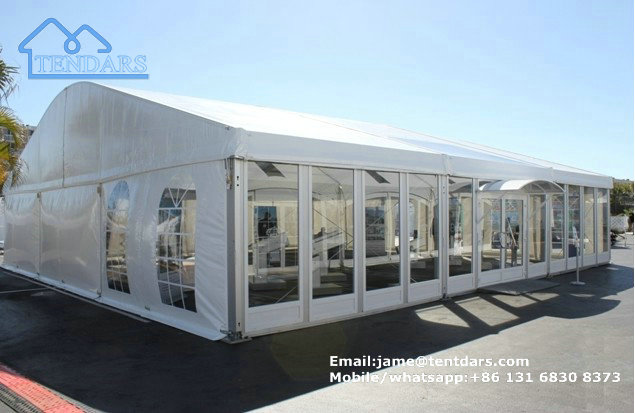 Arch roof marquee