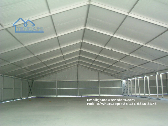 Temporary warehouse tent