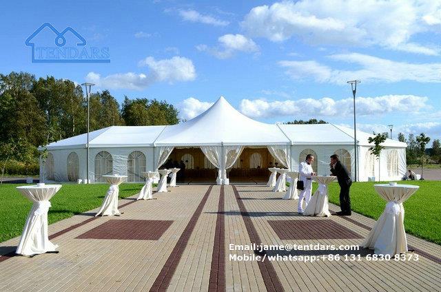 Marquee tent wedding