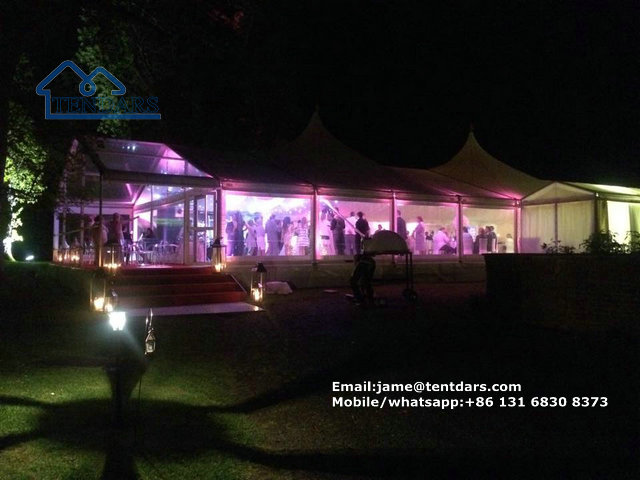 Waterproof wedding tent