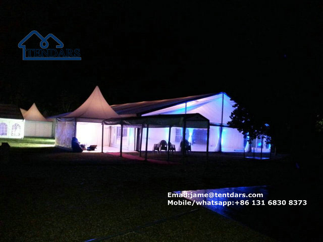 Waterproof wedding tent
