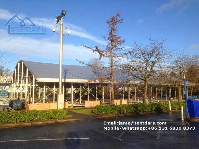 Temporary marquee structures