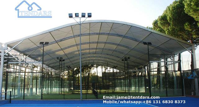 Tennis court marquee tent