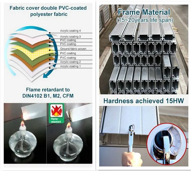 padel court tent material