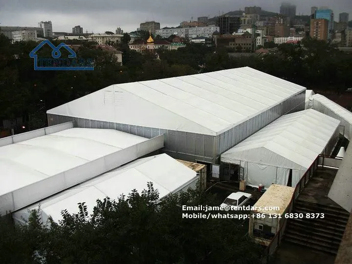 large warehouse marquee tent