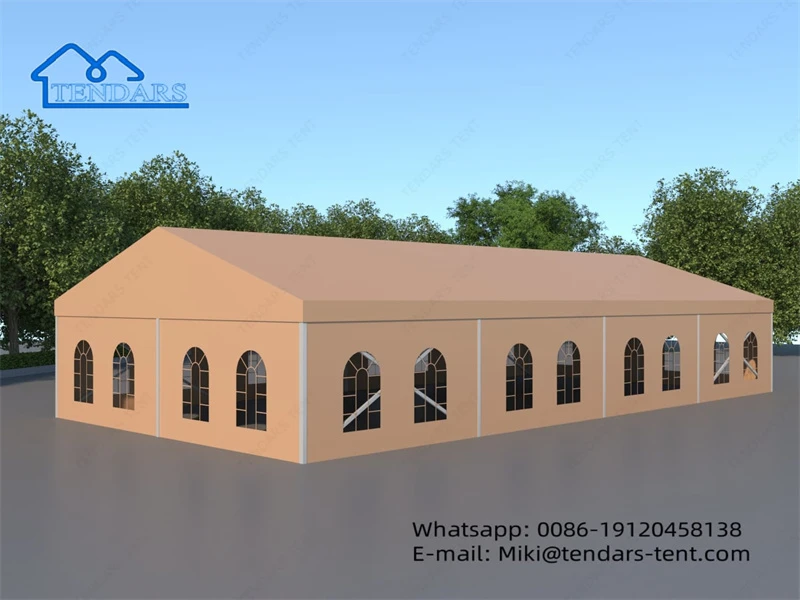 10×20m Yellow A-frame Tent