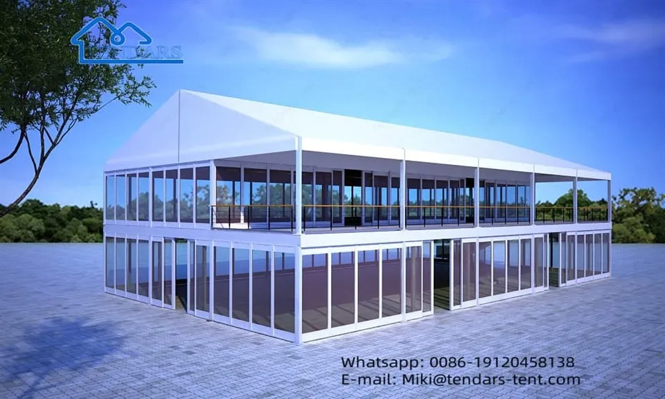 15×25m Double-Decker Marquee Tent