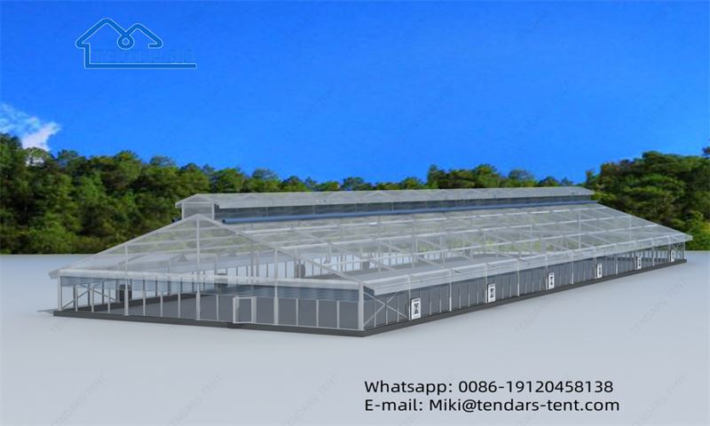 20× 60m Glass Marquee Tent