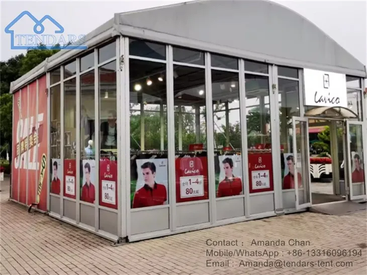 Glass Event Commercial Tent