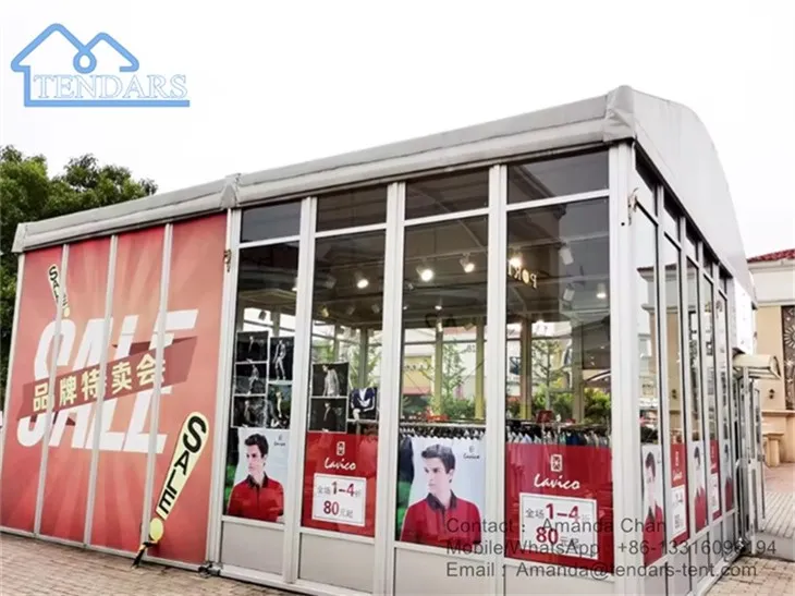 Glass Event Commercial Tent