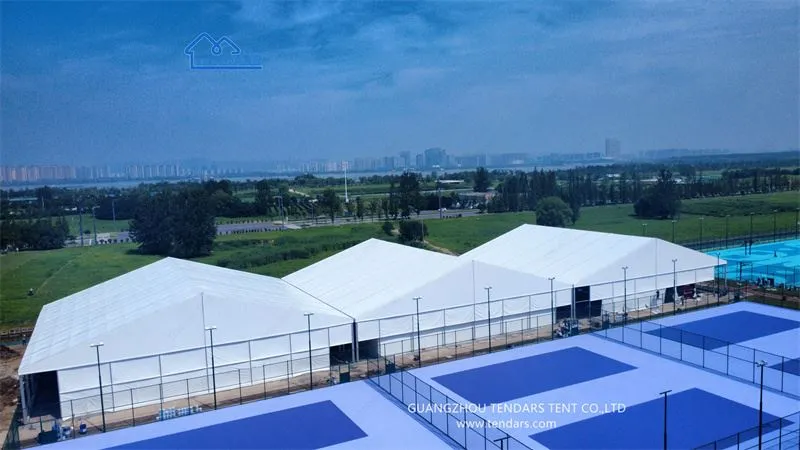 A Shape Roof Tennis Court Tents