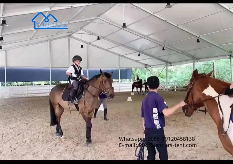 horse riding tent
