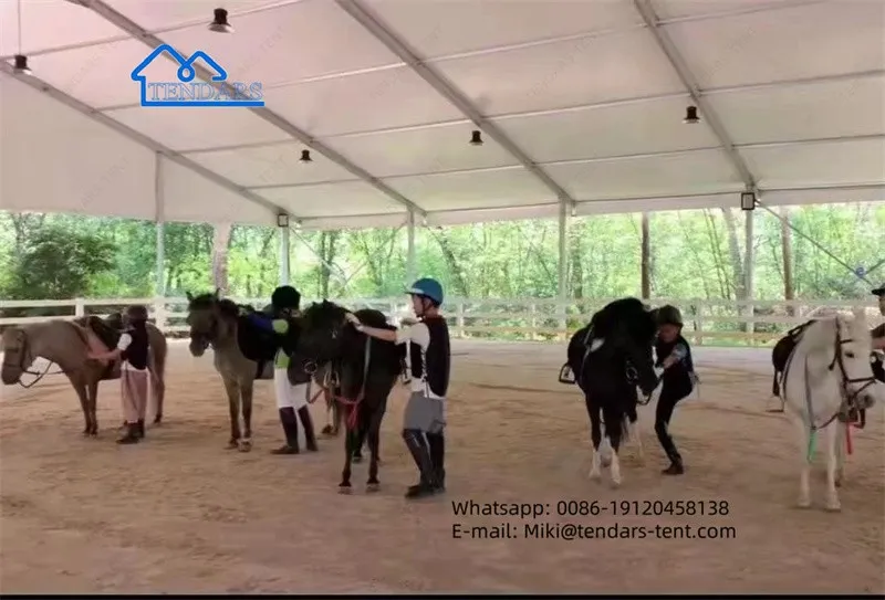 outdoor horse riding tent