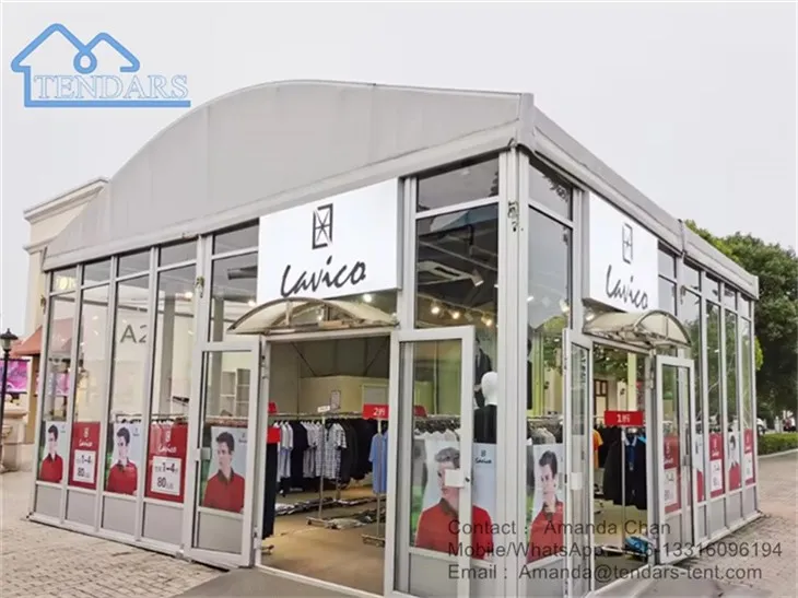 Glass Event Commercial Tent