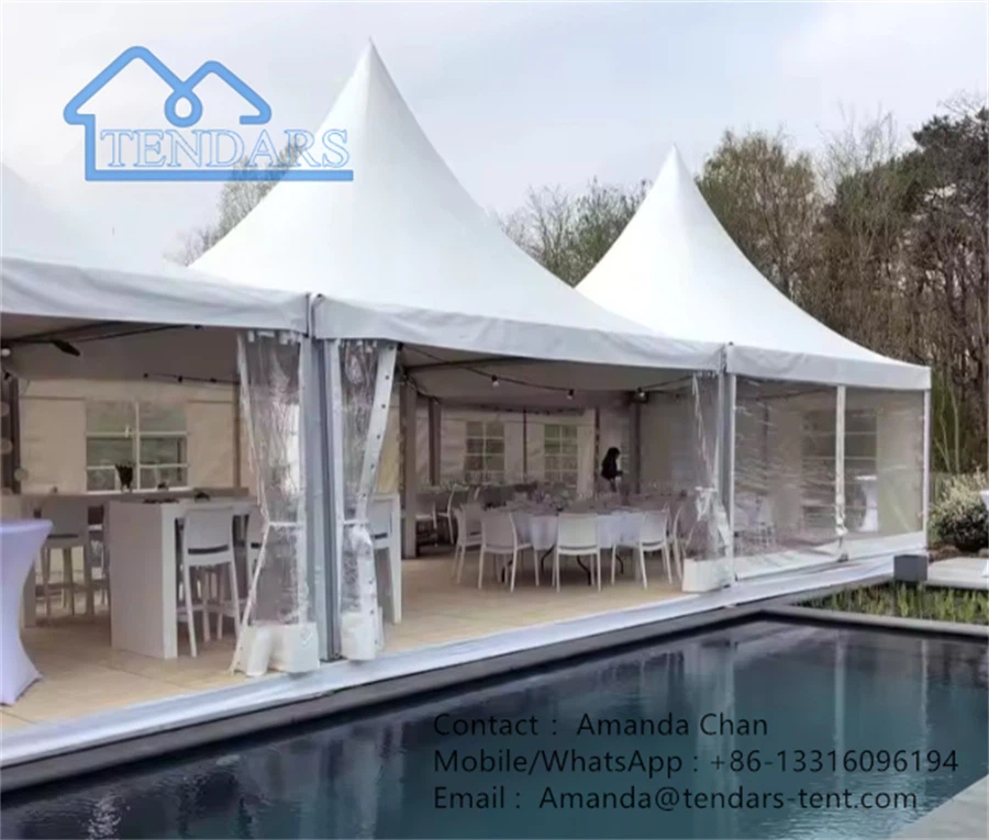 PVC Outdoor Garden Pagoda Tents PVC Outdoor Garden Pagoda Tents