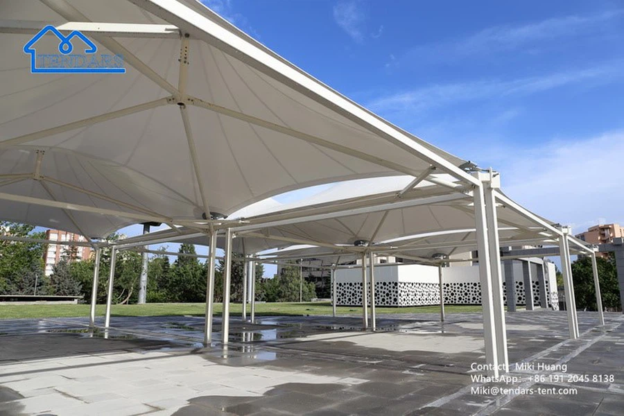 tensile membrane canopy tensile membrane canopy