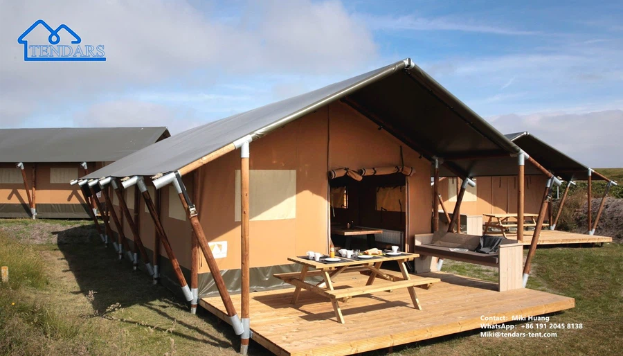 Safari glamping tent Safari glamping tent