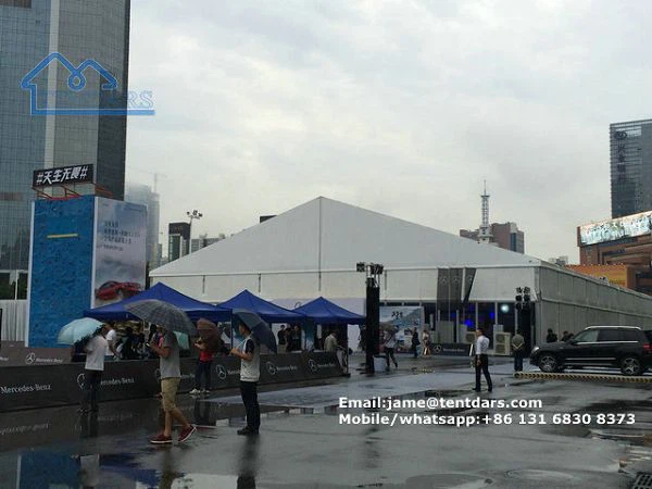 40 Meter Clear Span Huge Trade Show Tents With AC Or Heater For Expo Event