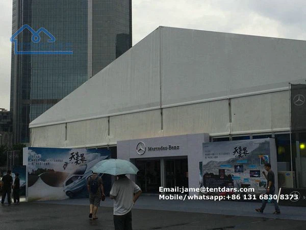 40 Meter Clear Span Huge Trade Show Tents With AC Or Heater For Expo Event