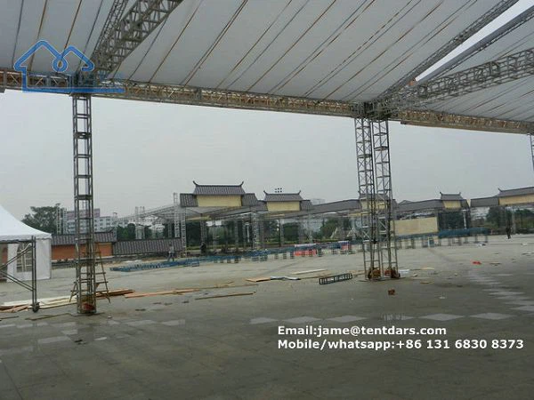 Aluminium Spigot Truss Tent with Lighting Speaker for Outdoor Performance Event Show