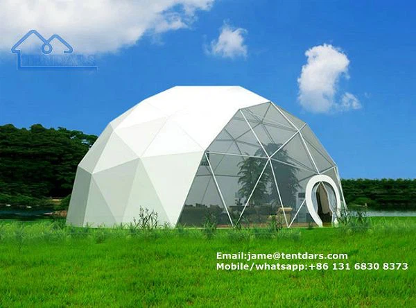 Large PVC Waterproof Geodesic Round Dome Tent for Sale