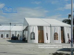 20x30 Meter Big Aluminium Tents Saddle Roof form Waterproof Commercial Marquee