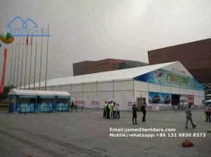 40 Meter Clear Span Huge Trade Show Tents with AC or Heater for Expo Event