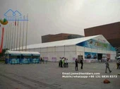 40 Meter Clear Span Huge Trade Show Tents with AC or Heater for Expo Event