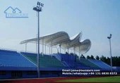 Giant Outdoor Stadium Tent Membrane Structure Shelter for Football Match Bleacher Cover Shade