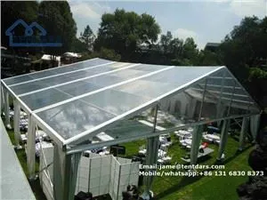 Clear Plastic Marquee Tent